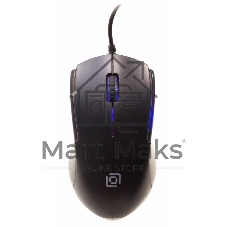 Мышь проводная Oklick 245M черный, 1000 dpi, USB, кнопки - 3