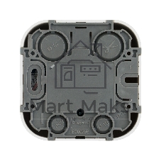 Розетка компьютерная информационная 1-м ОП Quteo RJ45 CAT.5E UTP бел. Leg 782224