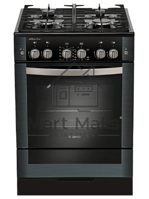 Плита газовая Gefest ПГ 6500-02 0044 черный, конфорок 4 шт, духовка 52 л, 60 см x 85 см x 60 см