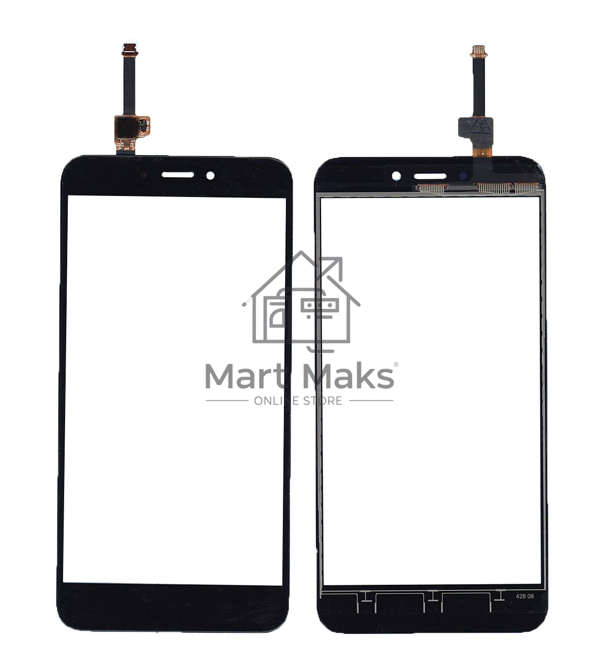 Сенсорное стекло (тачскрин) для Xiaomi Redmi 4X, черное