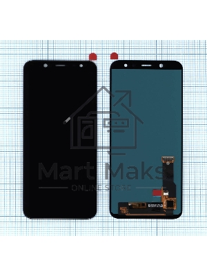 Дисплей для Samsung Galaxy A6 (2018) SM-A600F в сборе с тачскрином (OLED) черный