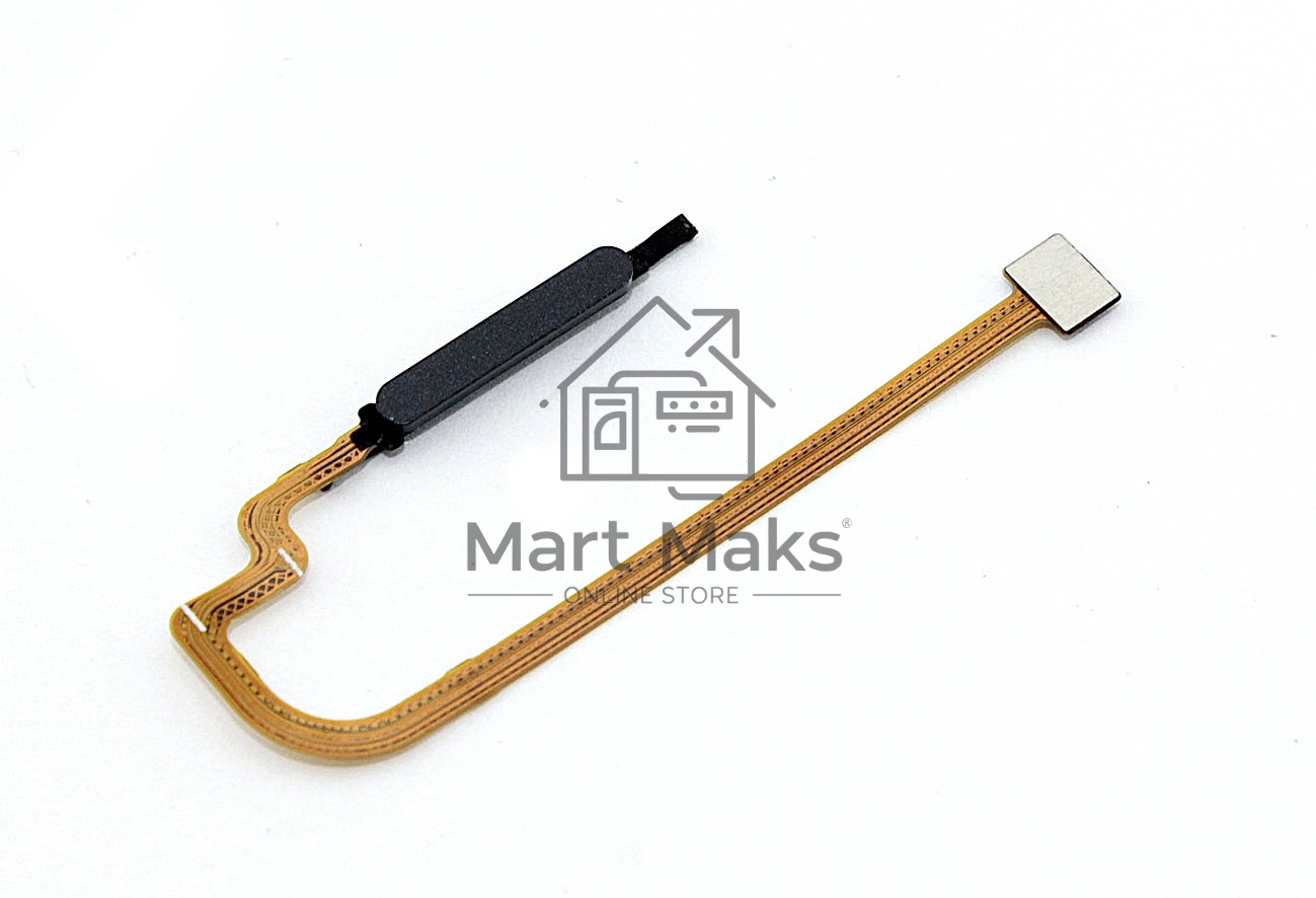 Шлейф сканера отпечатка пальца для Xiaomi Redmi 9T, Pocophone M3 черный