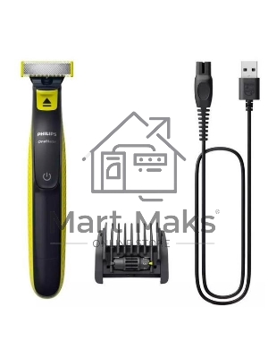 Триммер Philips QP2724/20 черный/лайм