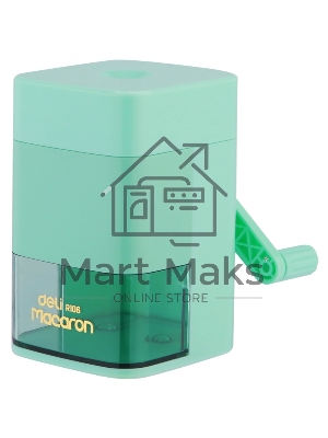 Точилка для карандашей механическая Deli ER10604 Macaron, 1 отверстие, пластик, ассорти