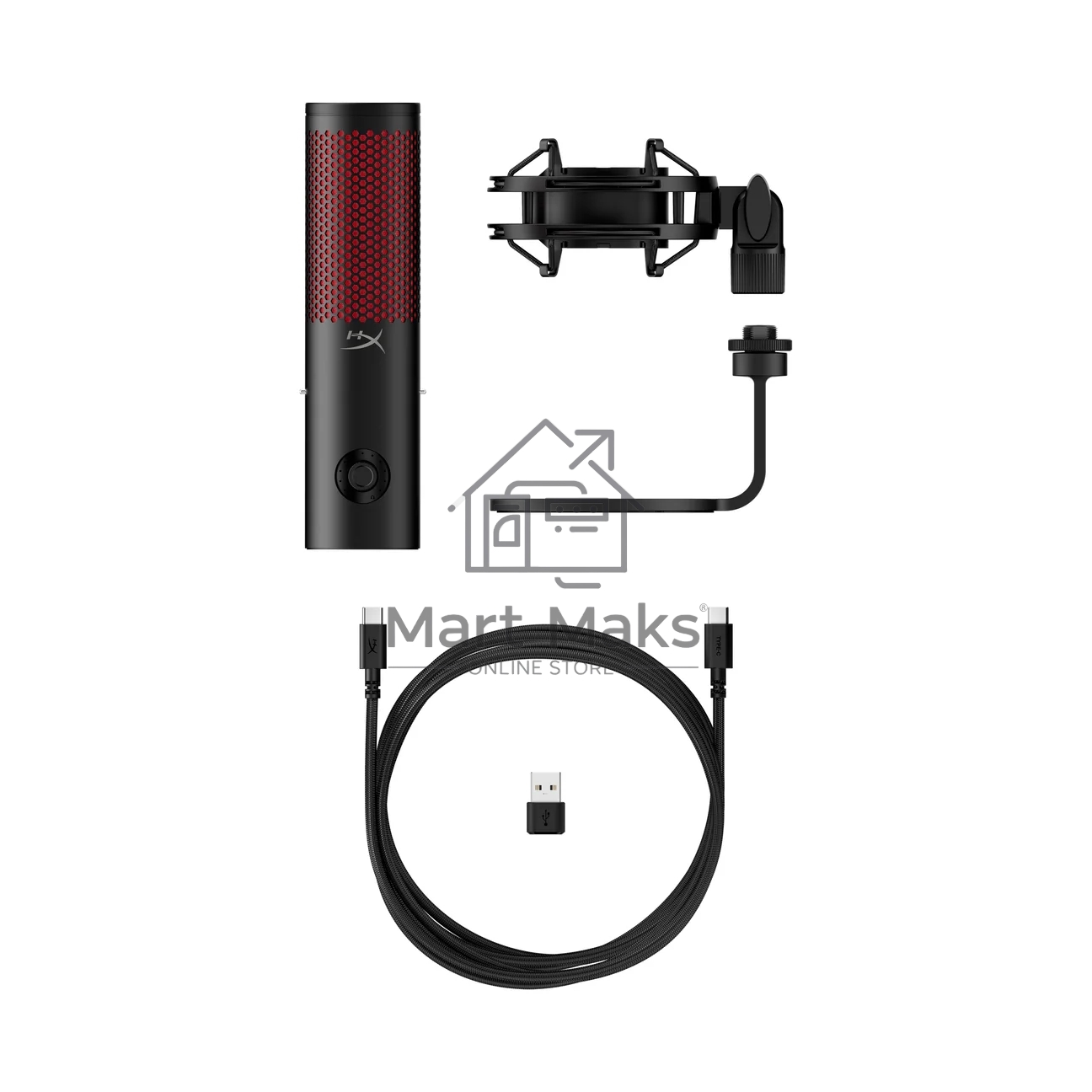 Микрофон HyperX QuadCast 2 (QDC002) черный