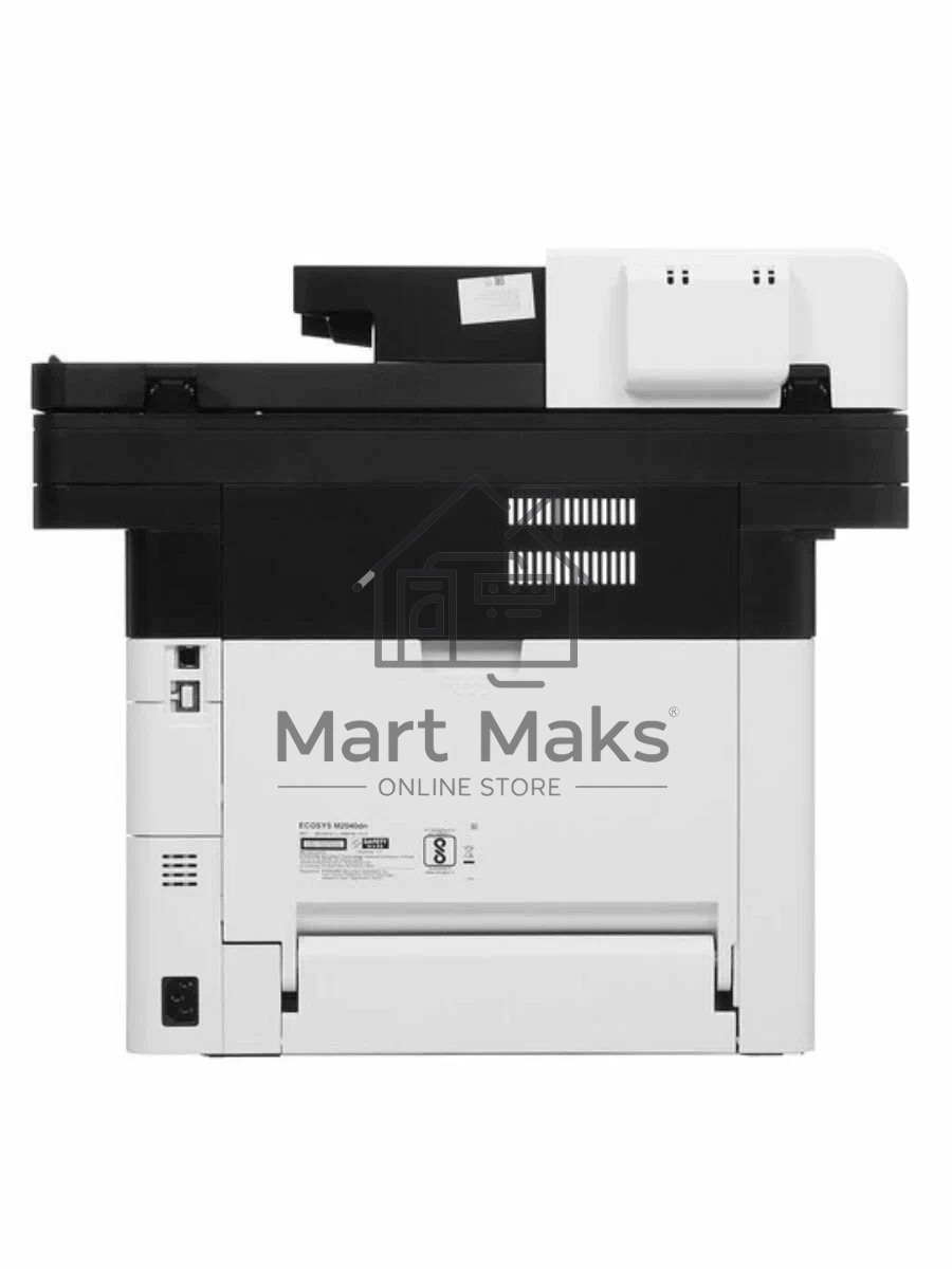 МФУ лазерный Kyocera Ecosys M2040dn (Азия) (1102S33AX0), A4, ч/б, печ. до 40 стр/мин., скан. до 40 стр/мин. (ч/б) 23 стр/мин. (цвет), 1200 x 1200 dpi (печать) 600x600dpi (скан.), USB, RJ-45 (старт.картр. TK-1178)
