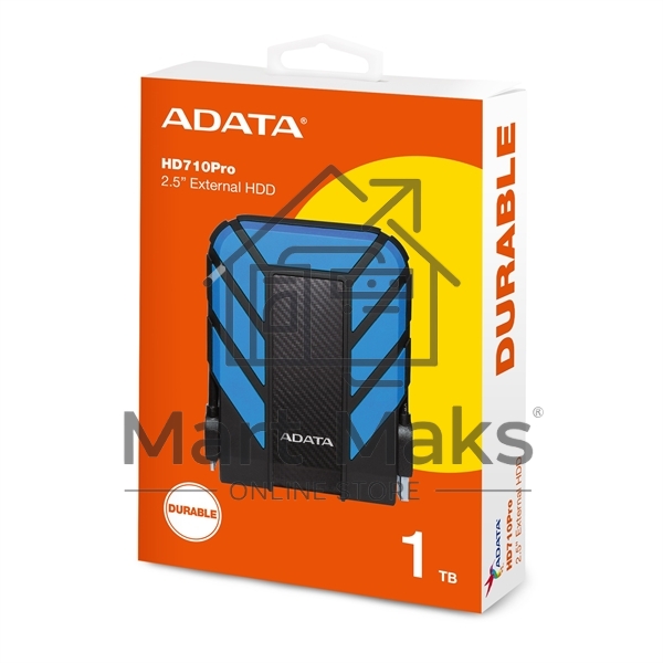 Внешний жесткий диск ADATA USB 3.1 1Tb AHD710-1TU3-CBL HD710P DashDrive Durable (5400rpm) 2.5