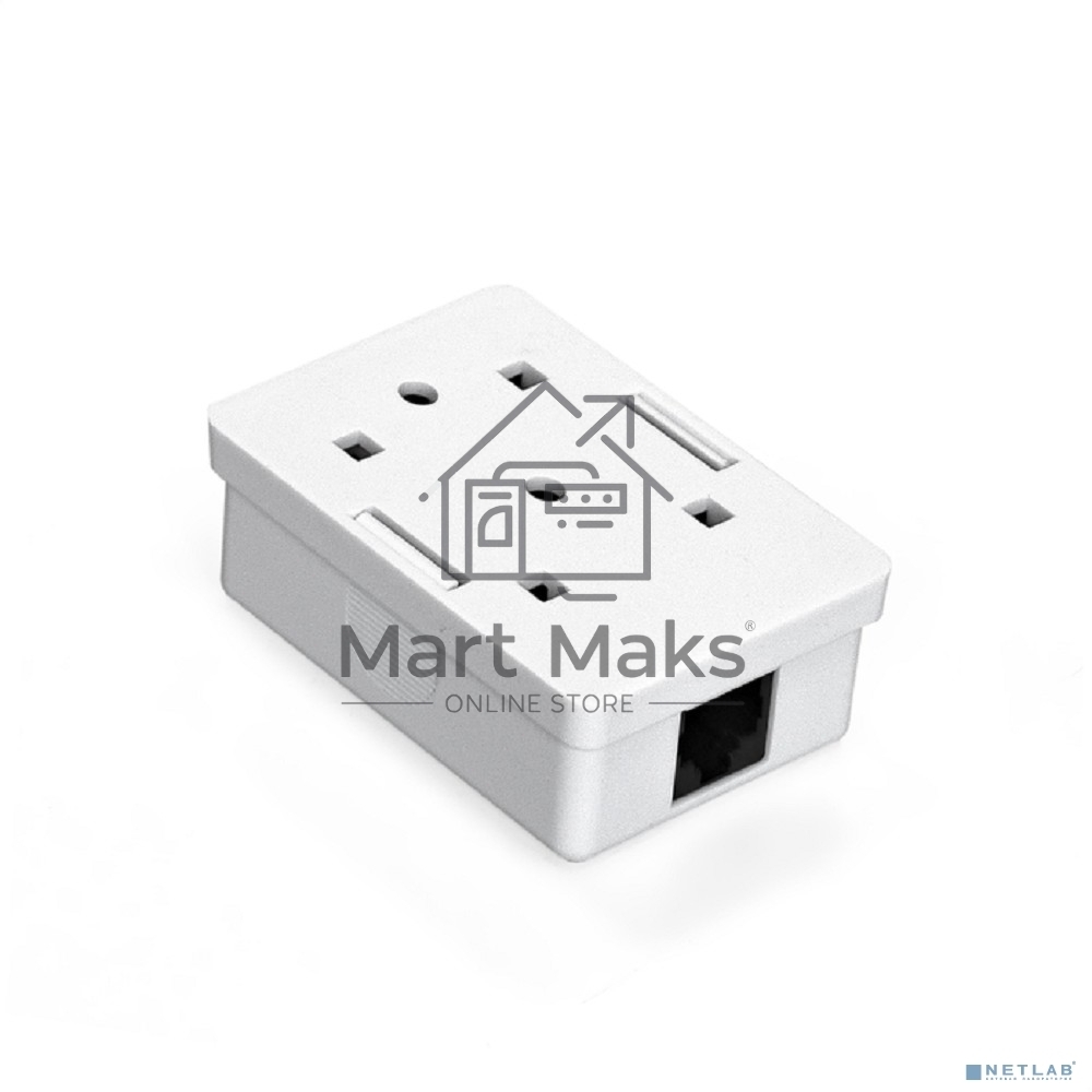 Розетка внешняя ExeGate SM1-RJ45-C6 RJ-45 кат.6 UTP Krone/110