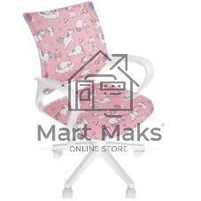 Кресло Бюрократ BuroKIDS 1 W мультиколор, ткань, 120 кг