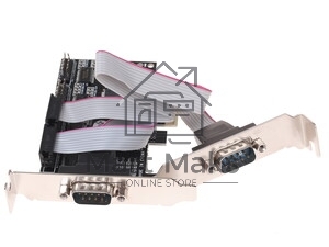 Контроллер ORIENT XWT-PE4SV2LP, PCI-E to COM 4-port (WCH CH384) Low Profile oem 