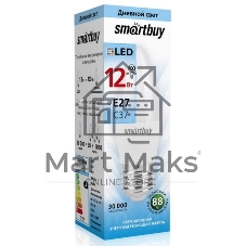 Светодиодная (LED) лампа Smartbuy-C37-12W/4000/E27