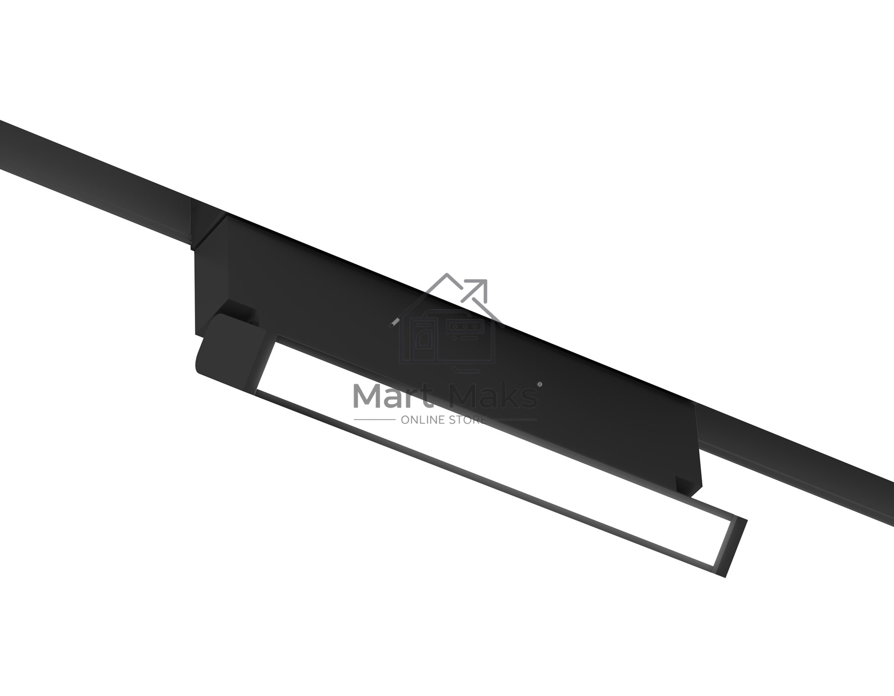 Трековый светильник Ambrella light GL8095 BK черный IP20 9W 3000-6000K 220V 120° 220*25*138