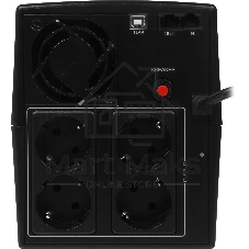 Источник бесперебойного питания Ippon Back Basic 1500 Euro / 1500 ВА / 900 Вт / 4 x CEE 7 (евророзетка)