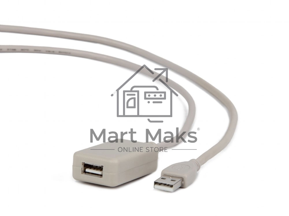 Кабель Gembird UAE016 USB 2.0 кабель удлинительный !!!Активный!!! 4.8м AM/AF