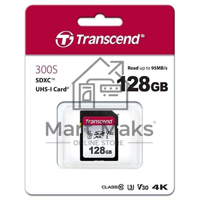 Флеш карта SD 128GB Transcend SDХC UHS-I U3