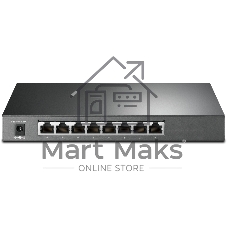 Коммутатор TP-Link JetStream 8-Port Gigabit Smart Switch with 4-Port PoE+, 4× Gigabit PoE+ Ports, 802.3at/af, 62 W PoE Power, Desktop Steel CaseIntegration with Omada SDN Controller, 802.1Q VLAN, STP/RSTP/MSTP, IGMP Snooping, 802.1p/DSCP QoS, ACL, 802.1x, Radius/Tac