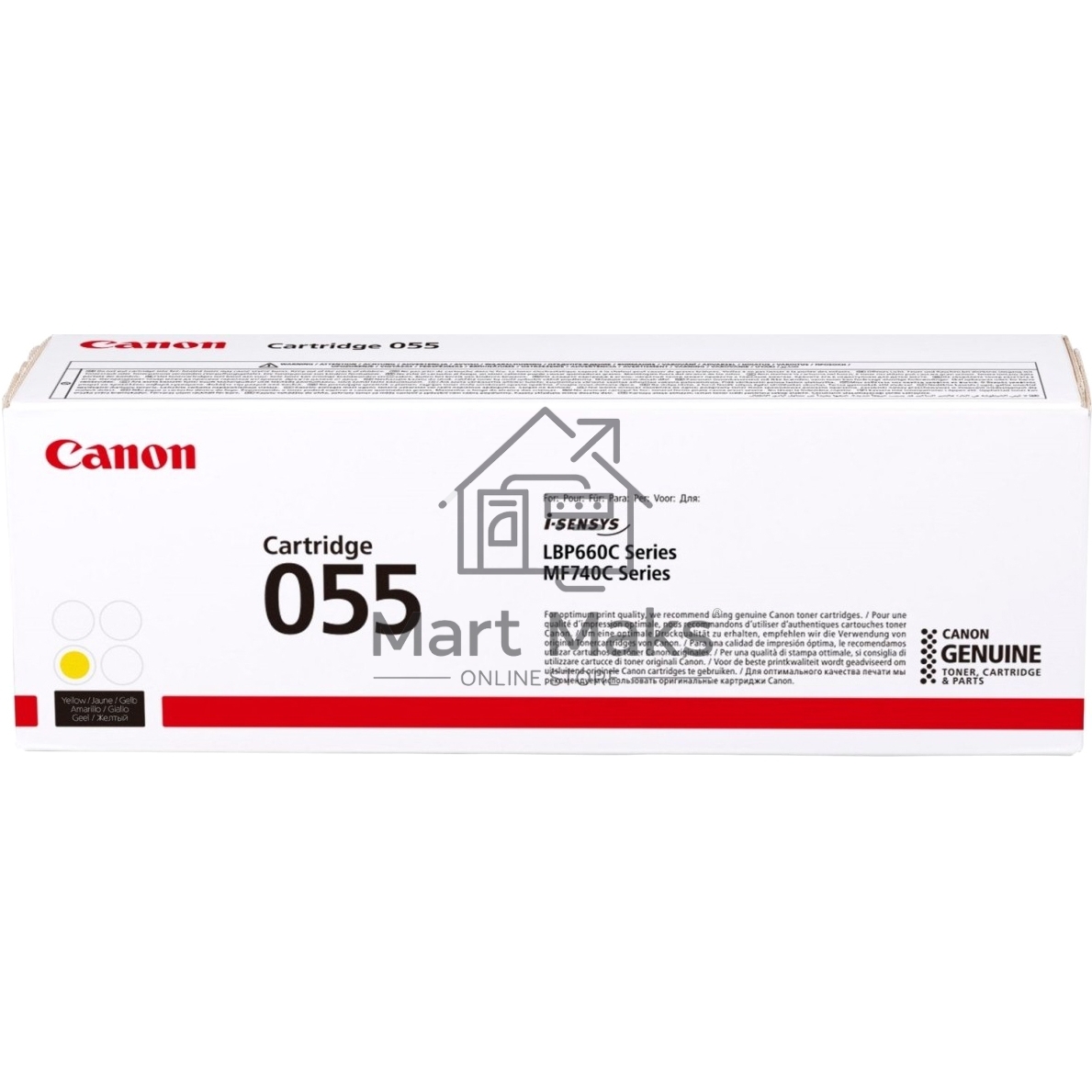 Картридж лазерный Canon 055 Y 3013C002 желтый (2100 стр.) для Canon MF746Cx/MF744Cdw/MF742Cdw/LBP664Cx/663Cdw