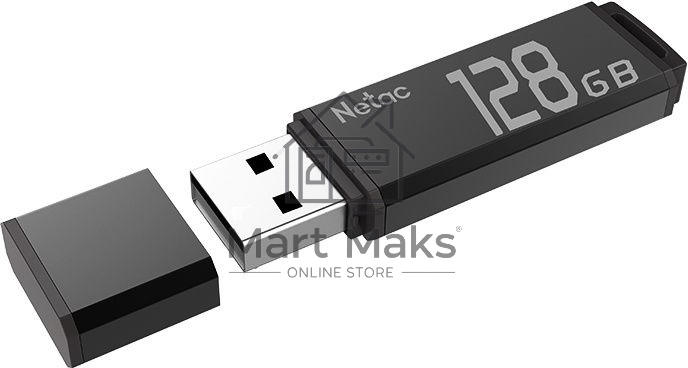 Флешка USB R/W R/W NeTac USB Drive U351 USB2.0 128GB, retail version