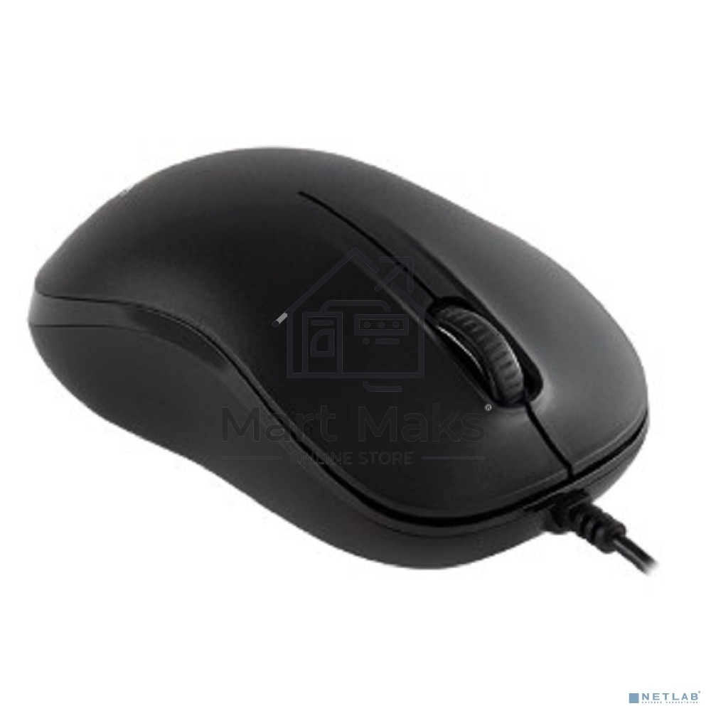 Мышь проводная Acer OMW140 черный, 1200 dpi, USB, кнопки - 3