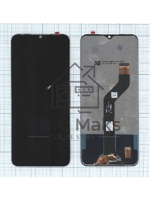 Дисплей для Tecno Pouvoir 4 черный