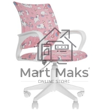 Кресло Бюрократ BuroKIDS 1 W мультиколор, ткань, 120 кг