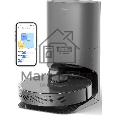 Робот-пылесос Dreame RLS6AD D10S Plus черный, 5200 мА·ч Li-Ion, уборка сухая/влажная, пылесборник контейнер 0.4 л