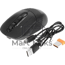 Мышь беспроводная A4Tech Fstyler FB10C черный, 2000 dpi, Bluetooth / USB, Bluetooth / радиоканал, кнопки - 4