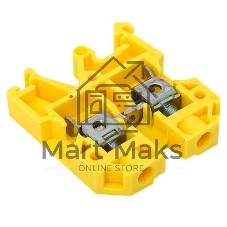 Колодка клеммная JXB-2.5/35 (25а) жел. EKF plc-jxb-2.5/35y