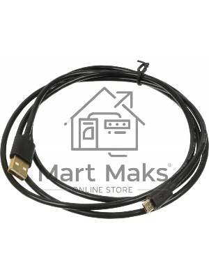 Кабель USB2.0 2A Square Connector USB A (m)/micro USB B (m) 1.5м Позолоченные контакты