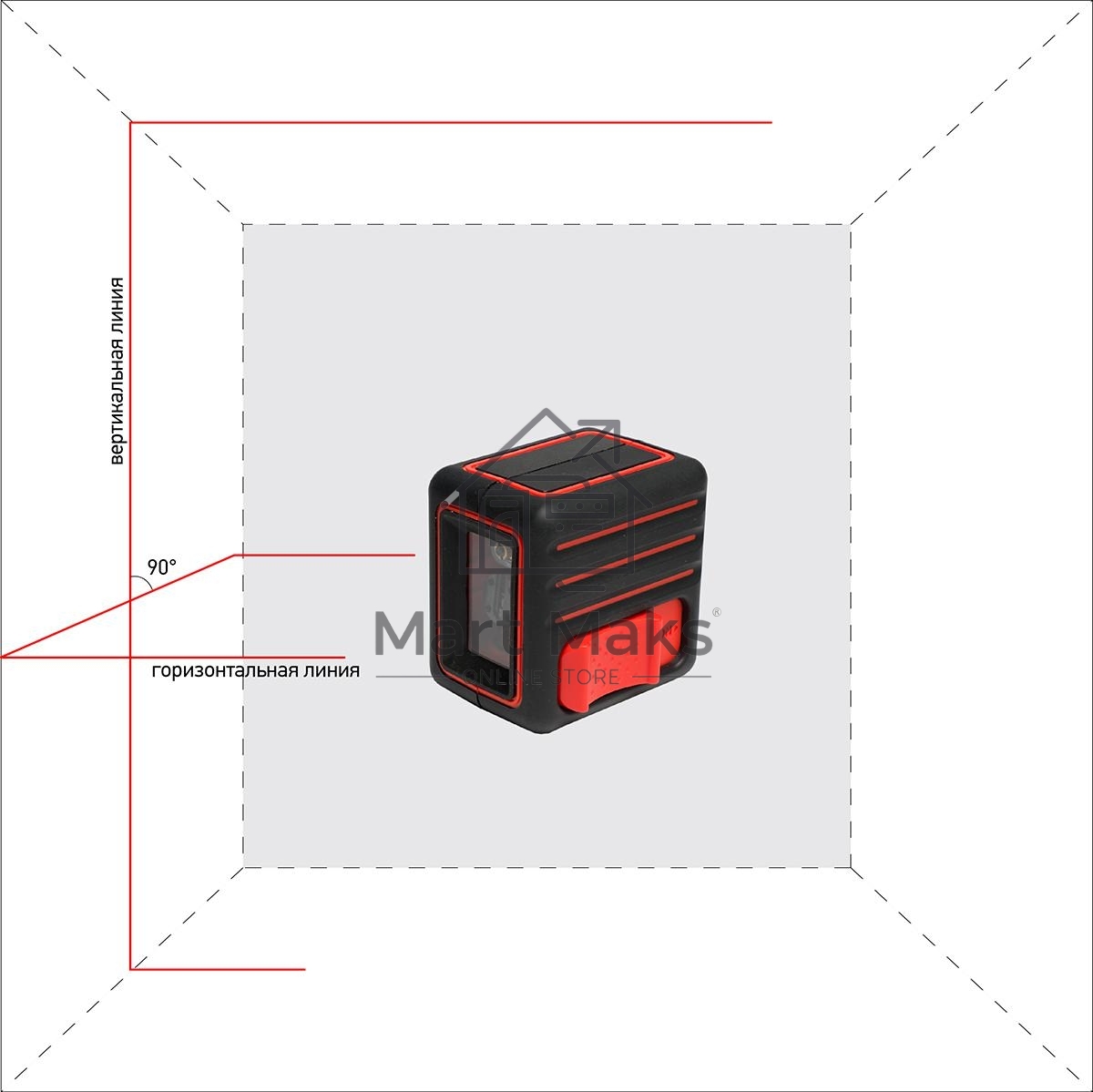 Уровень ADA Cube MINI Basic Editionточность±2/10 раб. диапазон20м