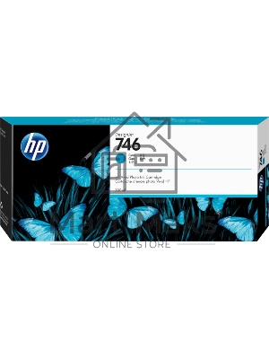 Картридж струйный HP 746 300-ml голубой Ink Cartridge