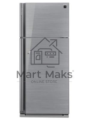 Холодильник Sharp SJ-XP59PGSL серебристый двухкамерный 430/148 л морозилка сверху
