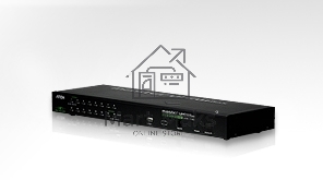 Переключатель KVM ATEN CS1716i-AT-G 16-портовый PS/2-USB KVM Over the NET переключатель c доступом c локального и удаленых рабочих мест.