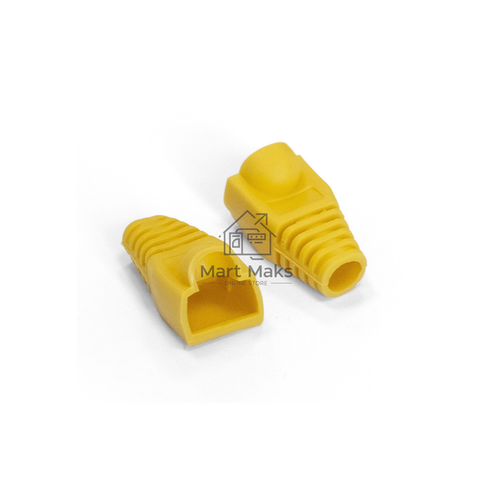Колпачок ExeGate BC45-100-YL изолирующий для коннектора RJ-45, желтый (100шт)