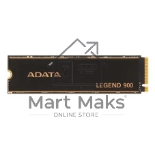 Накопитель SSD ADATA LEGEND 900, 2000Gb, PCIe 4.0 x4, 2280, NVMe, R/W 7000/5400, с радиатором