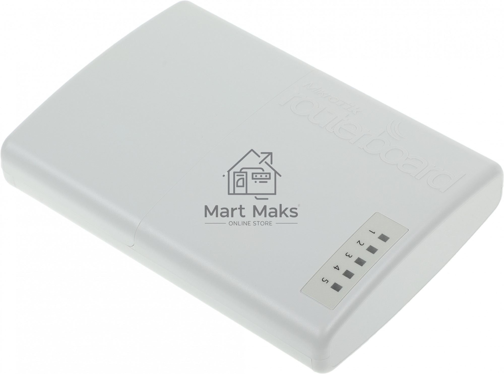 Маршрутизатор MikroTik RB750P-PBr2 PowerBox with 650MHz CPU, 64MB RAM, 5xLAN (four with PoE out), RouterOS L4, outdoor case, PSU, PoE, mounting set