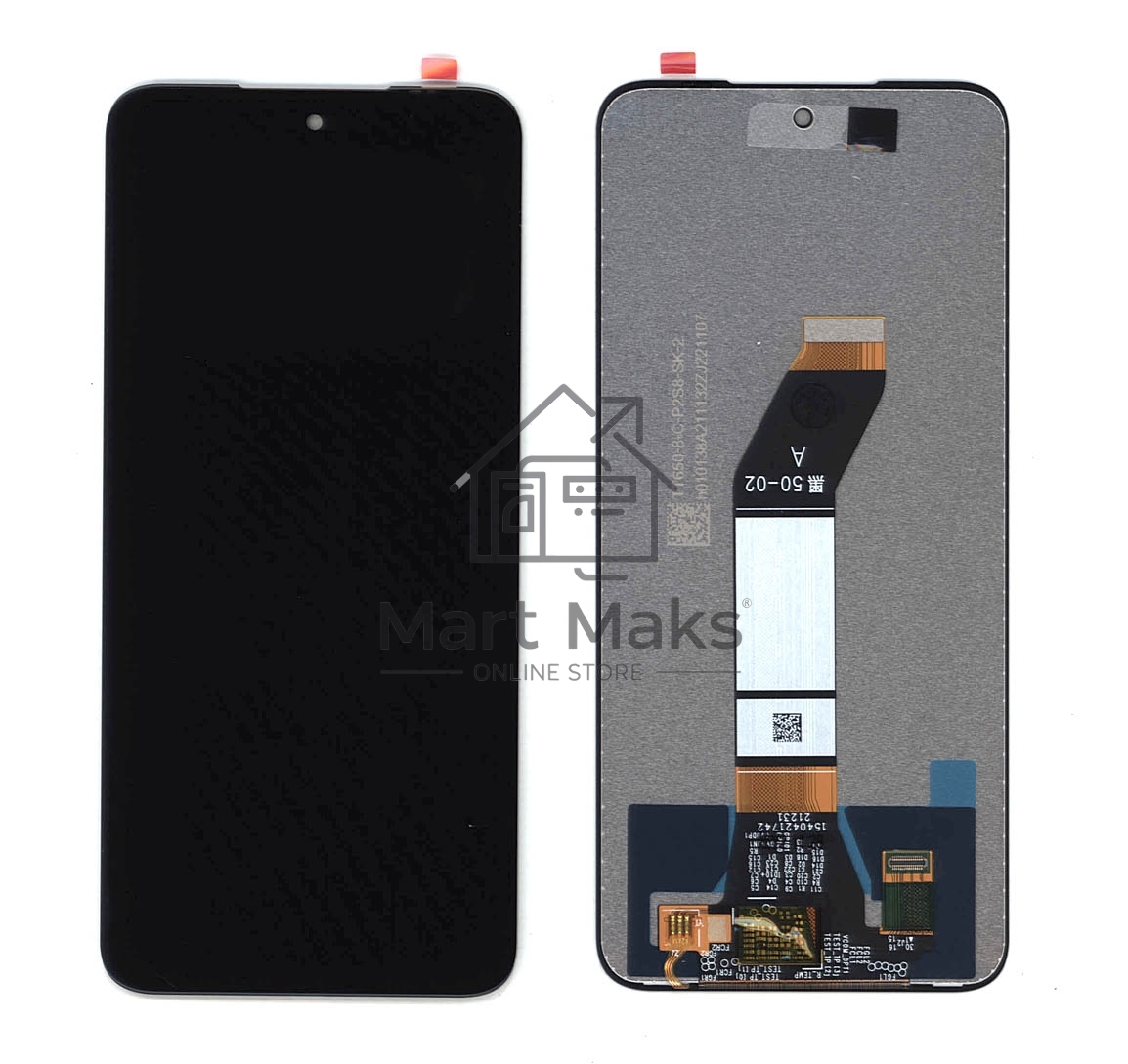 Дисплей для Xiaomi Redmi 10, Redmi 10 (2022), Redmi Note 11 4G (orig lcd) черный