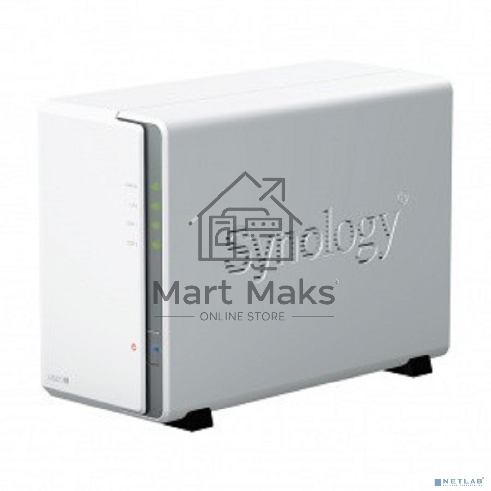 СХД настольное исполнение SYNOLOGY 2BAY NO HDD DS223J