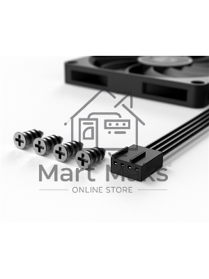 Вентилятор для корпуса ID-COOLING NO-8010-PWM черный 80мм 3000rpm 27.8db 4-pin