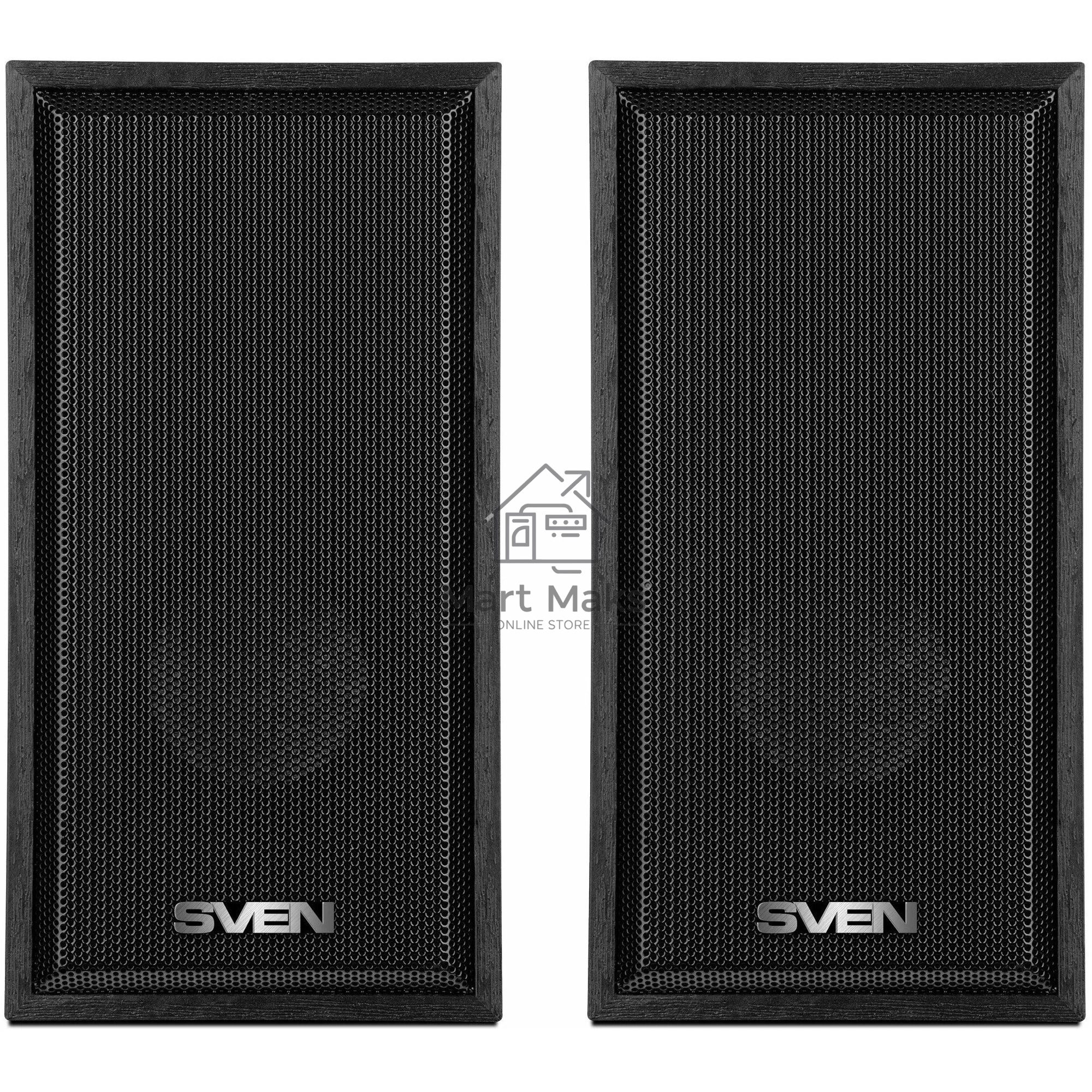 Колонки 2.0 (2x3W, USB+БП) дерево, black SVEN SPS-509