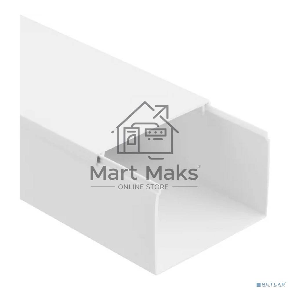 Кабель-канал 60х40 мм, белый (18 м/уп.) Rexant