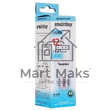 Светодиодная (LED) лампа Smartbuy-C37-12W/4000/E27