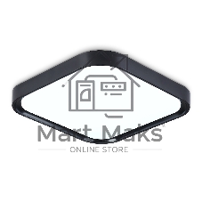 Потолочный светодиодный светильник Ambrella light FZ1268 BK черный 27W 5000K 350*350*60 (Без ПДУ)