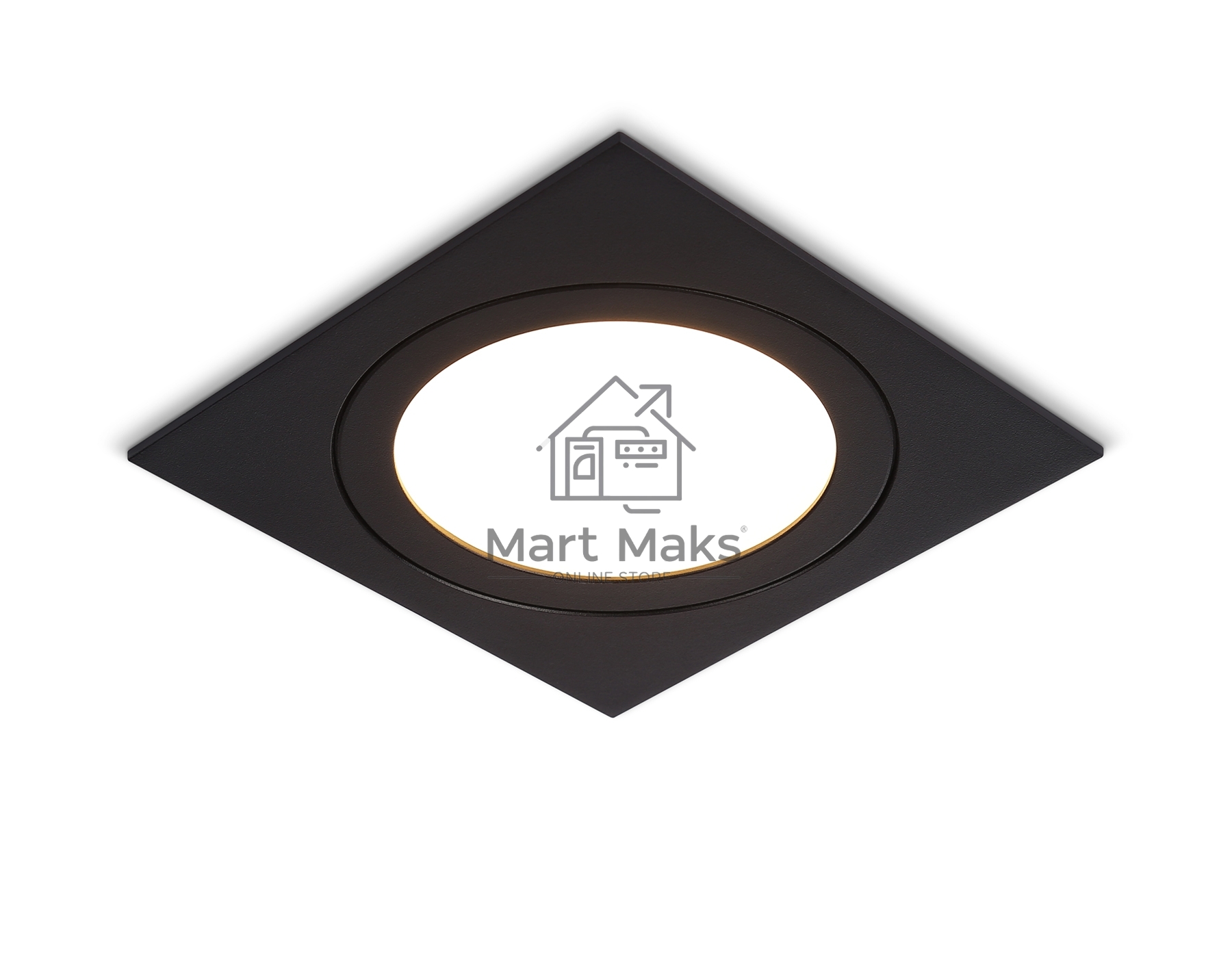 Светильник Ambrella light TN51825 BK черный GX53 max 15W 110*110*39