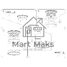 Накладной точечный светильник TU5531 BK черный IP20 GX70 D120*87