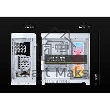 Корпус Corsair iCUE Link 4500X LX-R RGB White, Midi-Tower, белый, 3 x 120 мм