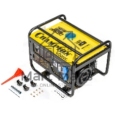 ГенераторCHAMPION GG3301C (2,8/3,1кВт 6лс 15л46кг высокий пусковой ток, 7кВт), шт