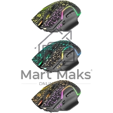 Мышь беспроводная Defender Oneshot GM-067 черный, 3200 dpi, радиоканал, USB, кнопки - 7