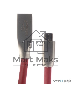 Кабель USB2.0 Cablexpert CC-G-mUSB01R-1.8M, AM/microB, серия Gold, длина 1.8м, красный, блистер