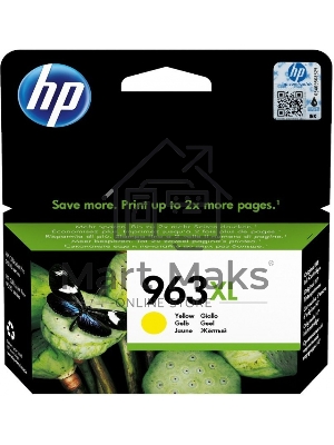 Картридж струйный HP 963XL 3JA29AE желтый увеличенной емкости (1600 стр) для HP OfficeJet Pro 9010, 9013, 9020, 9023